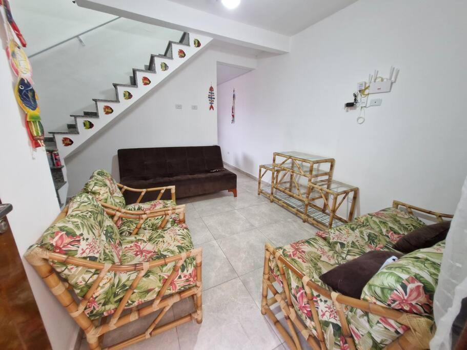 Casa Dos Sonhos - Pe Na Areia, Churrasqueira, Monitoramento 24 Holiday home Itanhaem